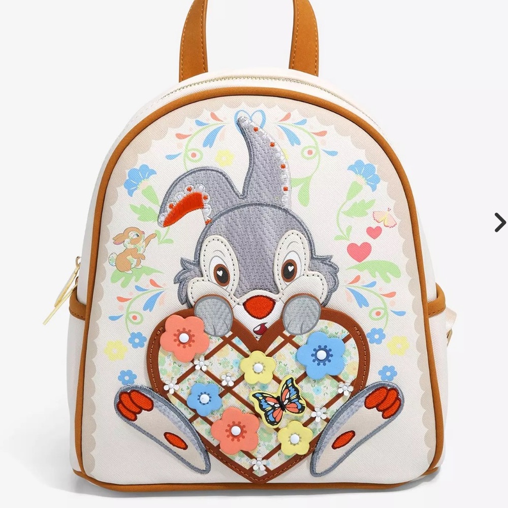 Danielle Nicole Disney Bambi Thumper Heart Backpack  New! See Description.